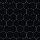 Black Hexagon laminate shower wall panels - Innovate Building Solutions 