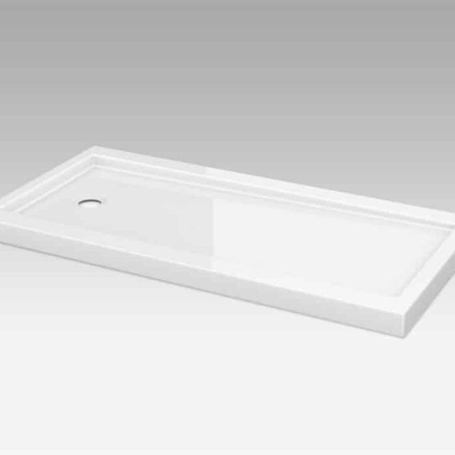 60" x 32" white acrylic, reversible