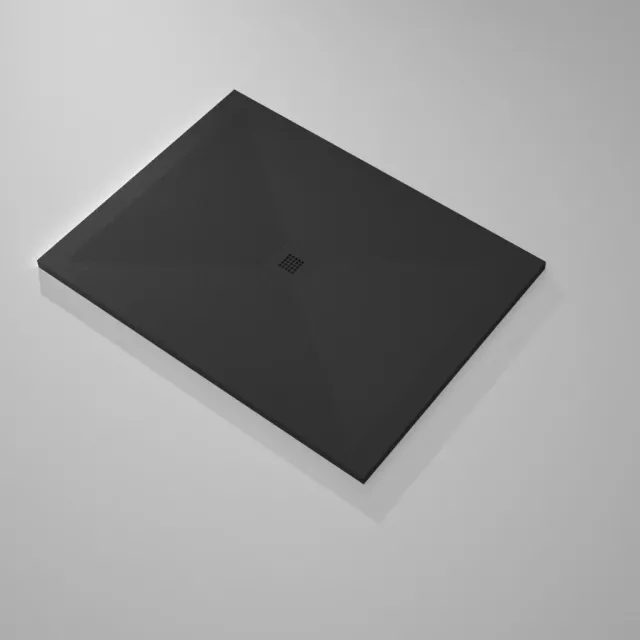48 x 36 black slate shower pan